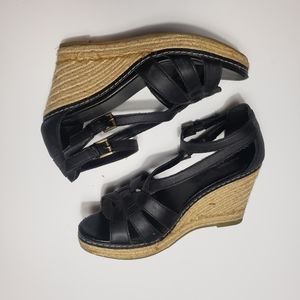 Old Navy Strappy Wedge Heels Black 11 Espadrilles 5/$25